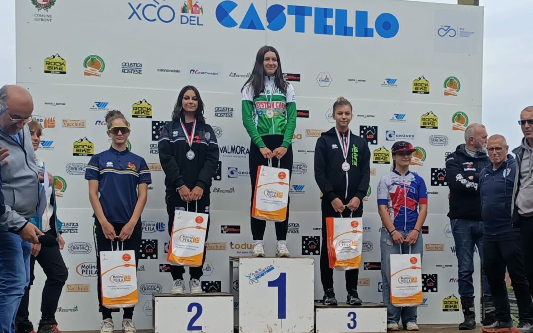 Elisa Giangrasso seconda nella gara di Coppa Italia giovanile cross country a Front